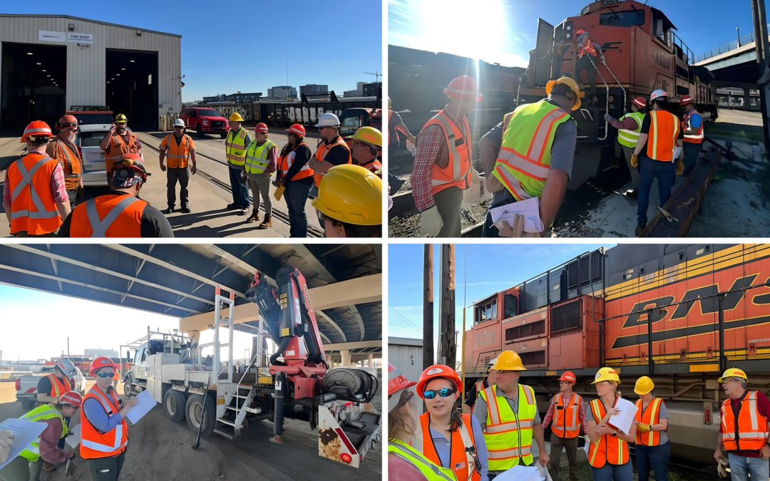 H&E Railroad Group Gets Hands-on Experience at Railroad Training with BNSF